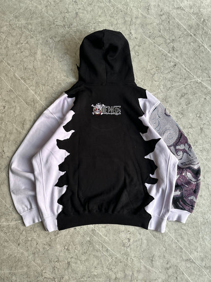 Luffy One Piece Ripped Hoodie XXL