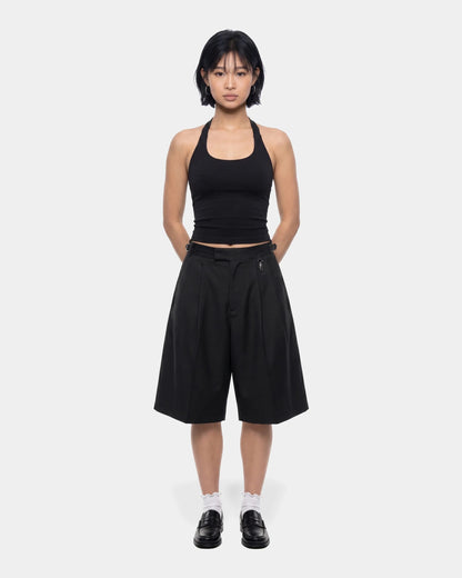 Pleated Trousser Baggy Short