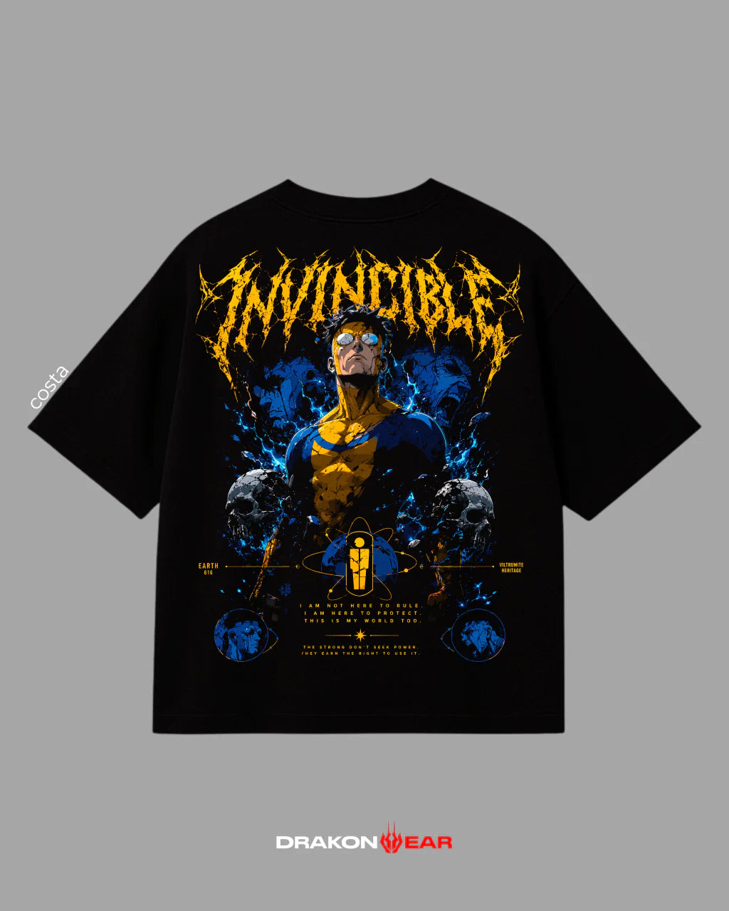 Invincible Series Oversized Shirt