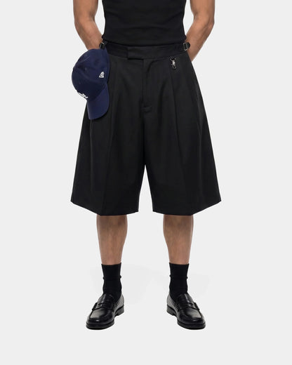 Pleated Trousser Baggy Short