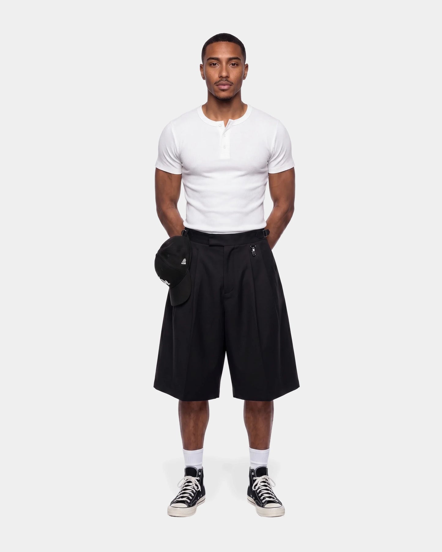 Pleated Trousser Baggy Short