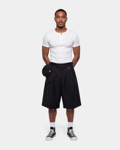 Pleated Trousser Baggy Short